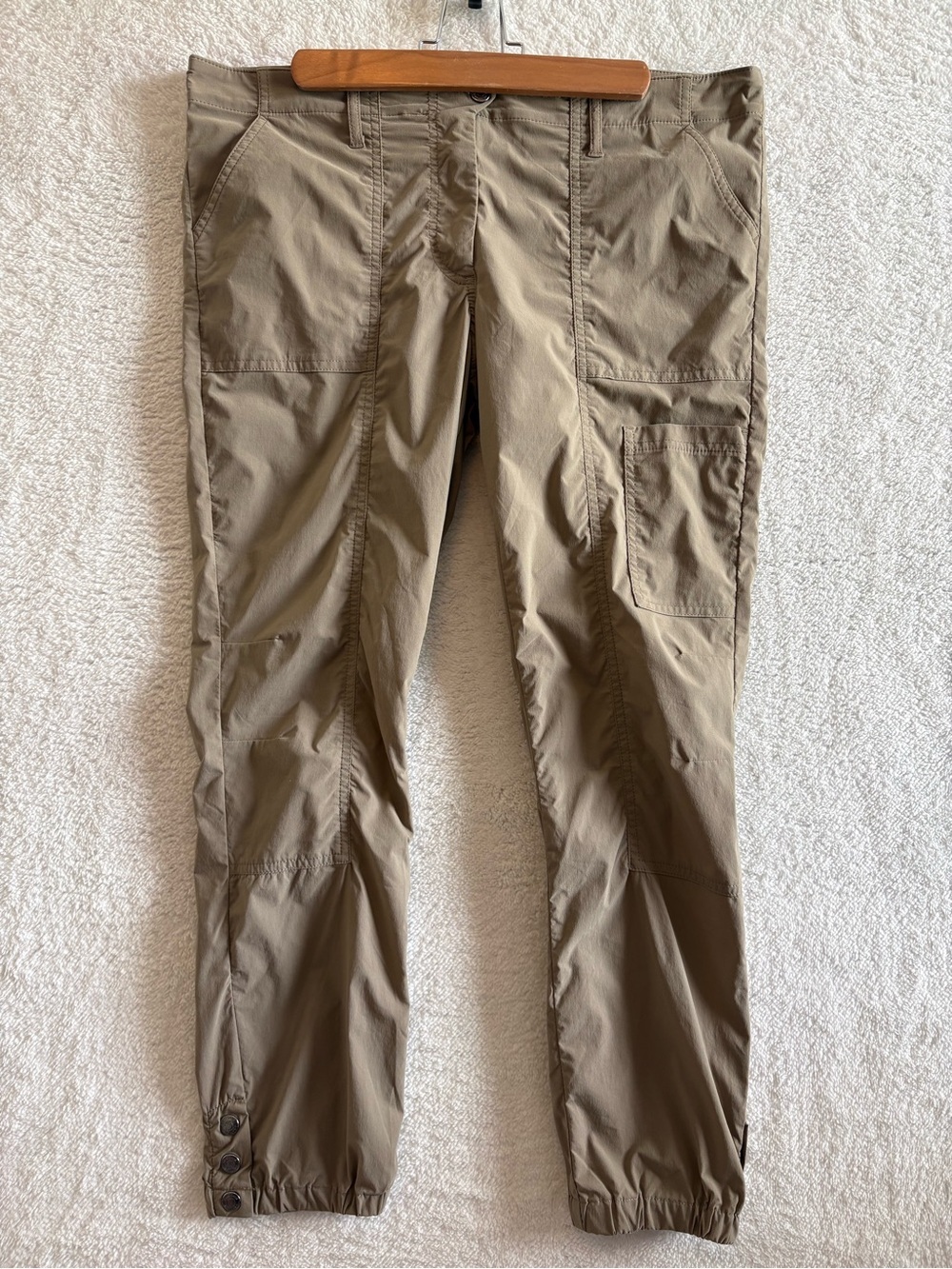 Anatomie Women’s Ember Cargo Travel Jogger Pants Khaki Size Large